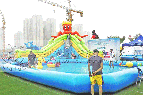 擺地?cái)偅W(wǎng)紅移動水上樂園能行嗎？